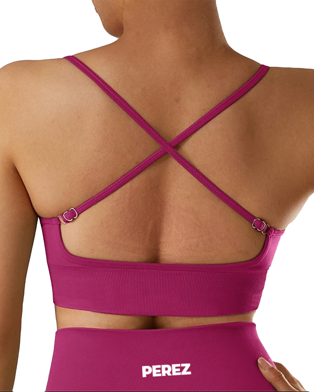 Workout Set mit Leggings, Sport-BH und Langarm Crop Top